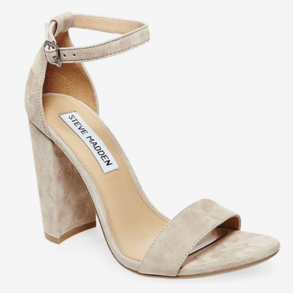 STEVE MADDEN CARRSON TAUPE SUEDE - Picture 3 of 12